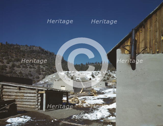 Placita, near Penasco, Taos Co., New Mexico, 1943. Creator: John Collier.