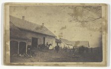 Untitled (barn exterior), mid-late 19th century.  Creator: Harwood & Stone.