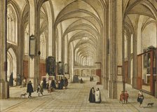 Interior of a Gothic Church, 1604. Creator: Jacob Neeffs.
