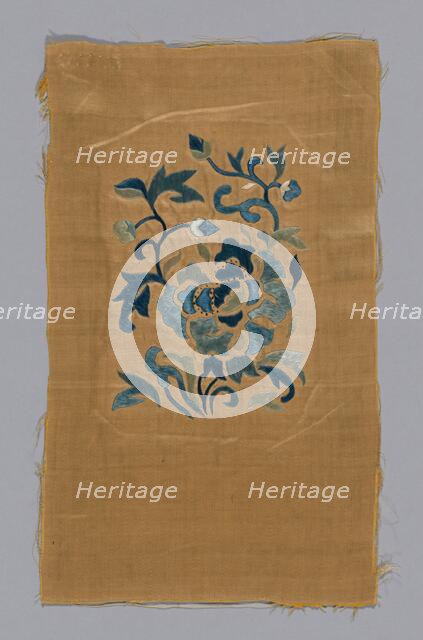 Fragment, China, 1900, Qing dynasty(1644-1911). Creator: Unknown.