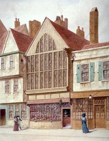 View of Trinity Hall, Aldersgate Street, City of London, 1780.                                       Artist: JT Wilson