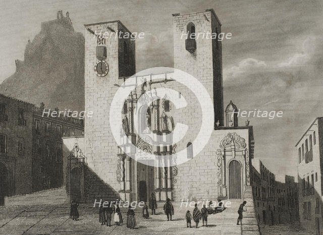 Church of Saint Mary, Alicante, Spain, 1853.  Creator: Antonio Roca Sallent.