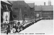 Chetham's Hospital and Library, Manchester, 1937. Artist: Unknown