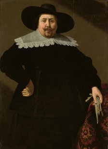 Portrait of Philips Denijs (1604-66), 1640. Creator: Huygh Pietersz. Voskuyl.