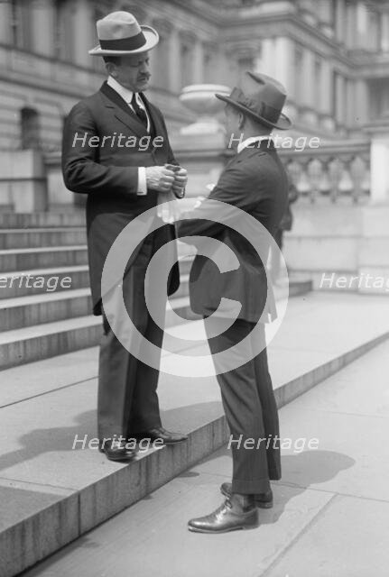Count J.H. Von Bernstorff, Ambassador From Germany - Left, 1917.  Creator: Harris & Ewing.