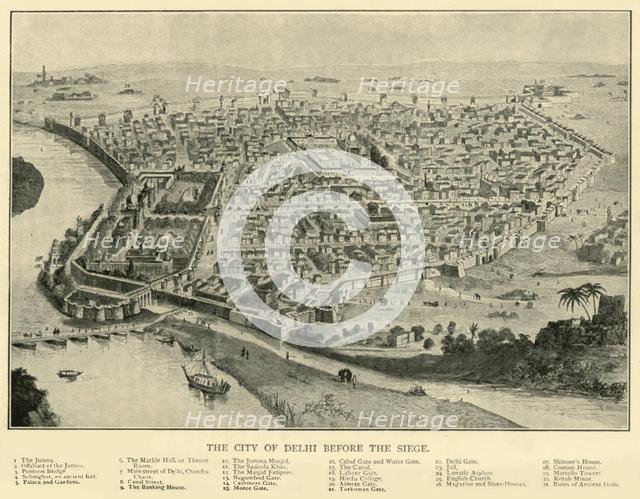 'The City of Delhi Before The Siege', 1901. Creator: Unknown.