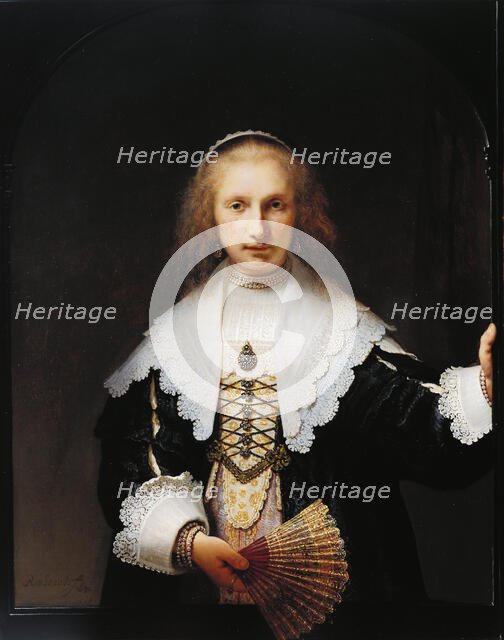 Portrait of Agatha Bas , 1641. Creator: Rembrandt van Rhijn (1606-1669).