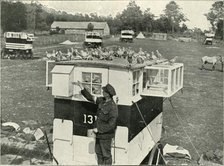 'British Army Carrier Pigeons in France: Horse-Drawn Lofts', (1919).  Creator: Unknown.