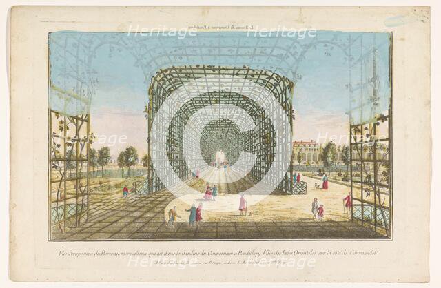 View of the foliage of the Governor's garden in Pondicherry, 1735-1805. Creator: Unknown.