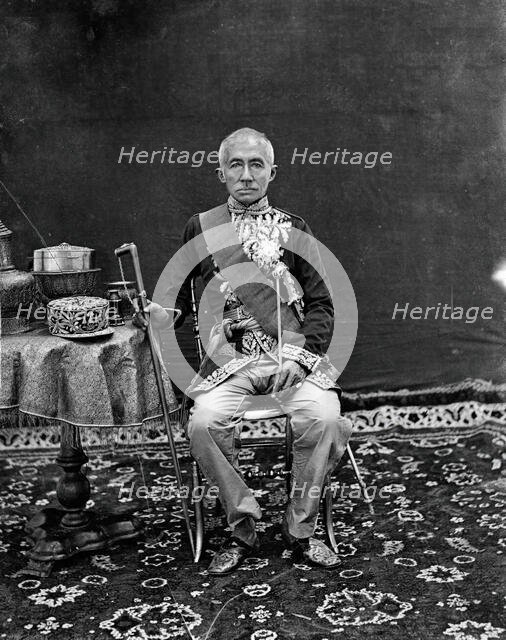 King Mongkut (King Rama IV) of Siam (Thailand), 1865. Creator: John Thomson.