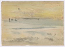 St. Ives: Sunset, 1883-1884. Creator: James Abbott McNeill Whistler.