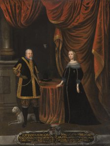 Johan Georg I, 1585-1656, Elector of Saxony, Magdalena Sibylla, 1652-1712, c17th century. Creator: Anon.