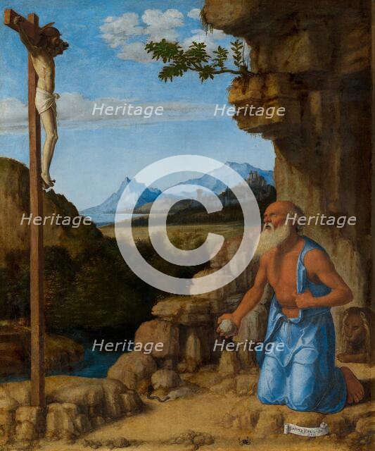 Saint Jerome in the Wilderness, c. 1500/1505. Creator: Giovanni Battista Cima da Conegliano.