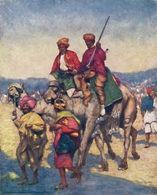 'Camels from Mysore', 1903. Artist: Mortimer L Menpes.