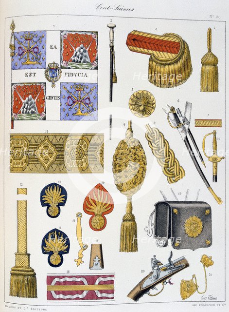 Cent-Suisses, Insignia Artist: Eugene Titeux