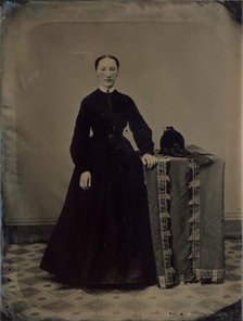 Portrait of a Civil War Widow, 1860s. Creator: Unknown.