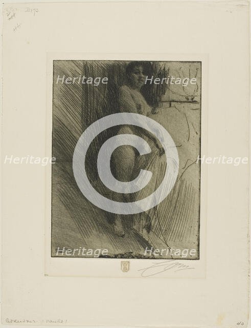 Nanette, 1903. Creator: Anders Leonard Zorn.