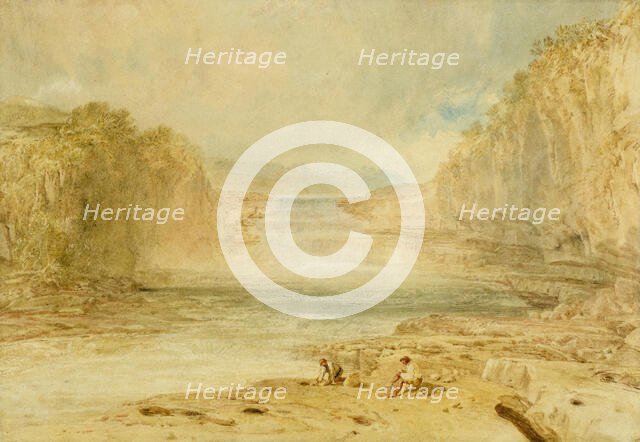 Aysgarth Force, Richmondshire, 1817. Creator: JMW Turner.