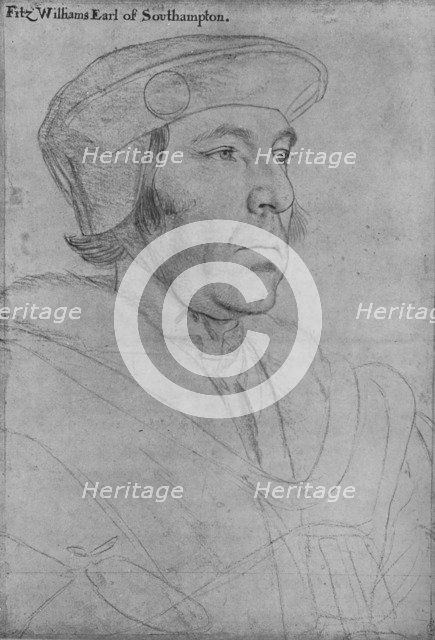 'William Fitzwilliam, Earl of Southampton', c1536-1540 (1945). Artist: Hans Holbein the Younger.