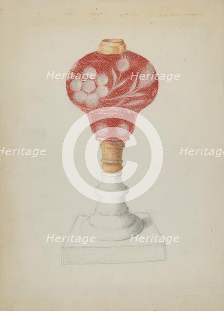 Lamps, c. 1936. Creator: Margaret Stottlemeyer.