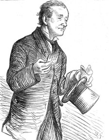 Election Sketches: the paid canvasser, 1880. Creator: Unknown.