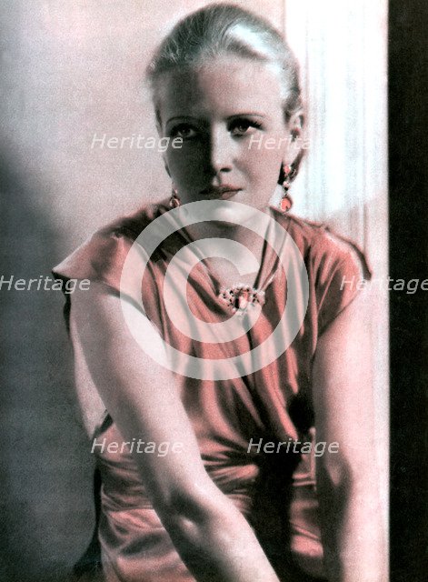 Ann Harding, American actress, 1934-1935. Artist: Unknown