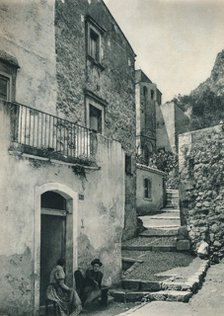 Street in Taormina, Sicily, Italy, 1927. Artist: Eugen Poppel.