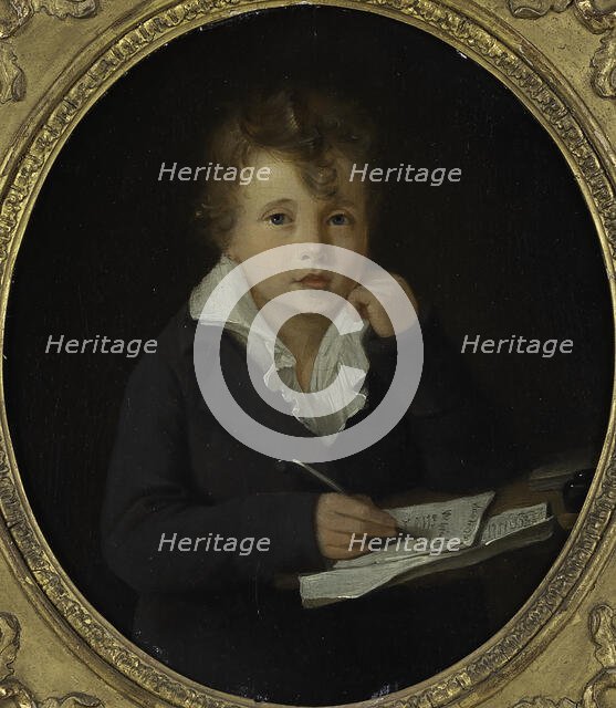 Portrait thought to be Ary Scheffer as a child. Creator: Johann Bernhard Scheffer.
