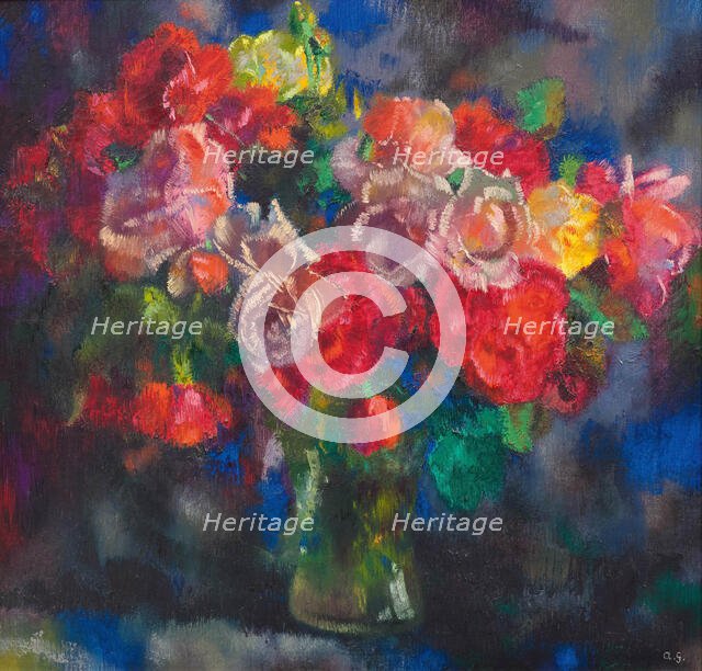 Roses, 1933. Creator: Giacometti, Augusto (1877-1947).