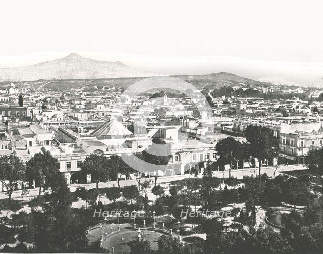 View from the cathedral, Puebla, Mexico, 1895.  Creator: Unknown.