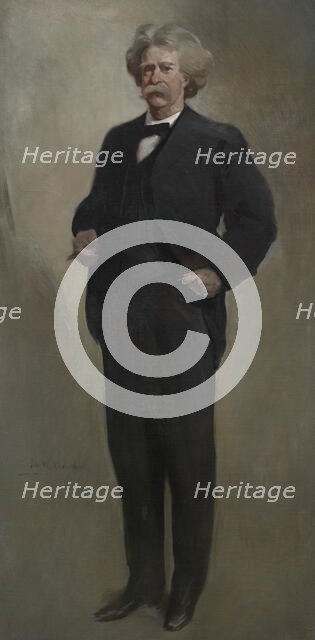 Samuel L. Clemens (Mark Twain), 1912 or 1913. Creator: John White Alexander.