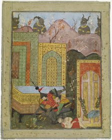 Shahnameh motif, c1400-1599. Creator: Unknown.