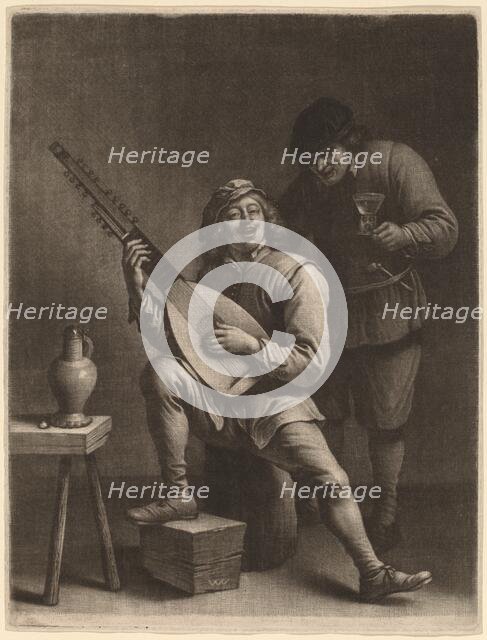 The Lute Player and the Drinker. Creator: Wallerant Vaillant.