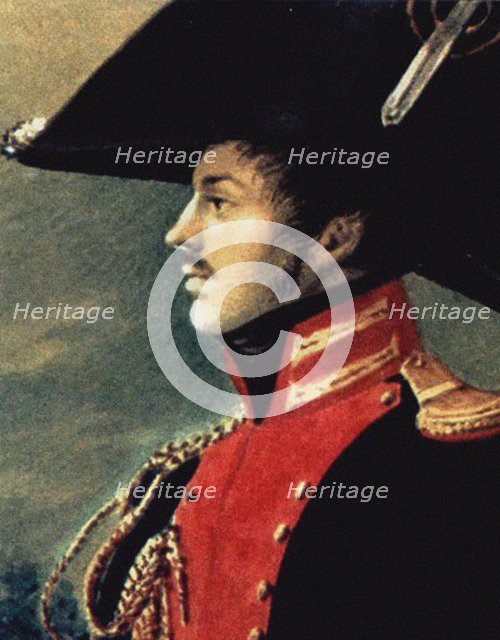 Portrait of Pavel Ivanovich Pestel (1793-1826) Detail, 1813. Artist: Orlowski (Orlovsky), Alexander Osipovich (1777-1832)