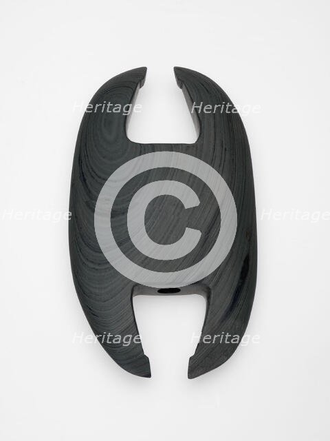 Notched Ovate Bannerstone, c. 4800 B.C. Creator: Unknown.