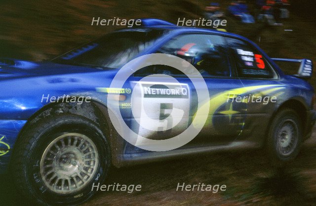 1999 Subaru Impreza WRC Network Q Burns. Artist: Unknown.