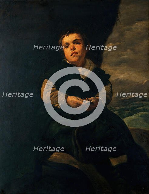 The dwarf Francisco Lezcano, "El Niño de Vallecas". Creator: Miguel Pineda Monton.