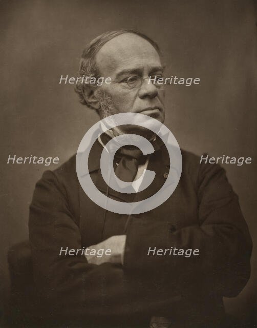 Portrait of the composer Jacques Fromental Halévy (1799-1862), ca 1860. Creator: Carjat, Étienne (1828-1906).