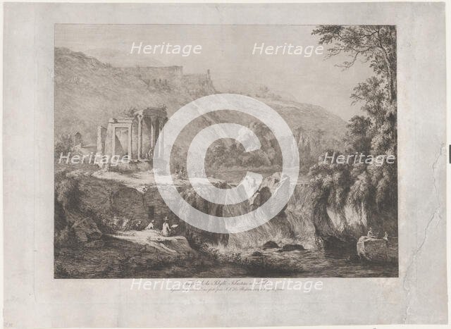 View of the Temple of the Tiburtine Sibyl, 1809. Creator: Jean-Jacques de Boissieu.