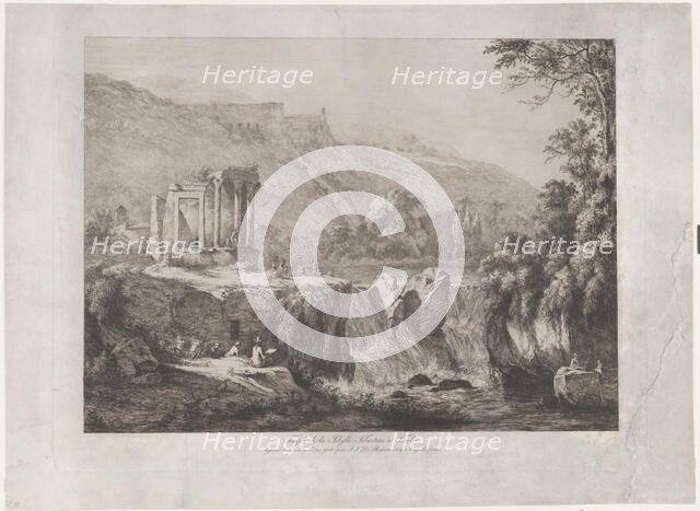 View of the Temple of the Tiburtine Sibyl, 1809. Creator: Jean-Jacques de Boissieu.