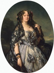Portrait of Princess Sophia Radziwill, 1864. Artist: Winterhalter, Franz Xavier (1805-1873)