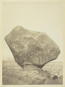 Perched Rock, Rocker Creek, Arizona, 1872. Creator: William H. Bell.