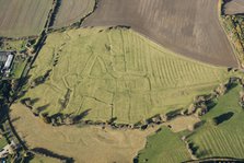 The deserted medieval village earthworks of Lower Ditchford, Aston Magna, Gloucestershire, 2016. Creator: Damian Grady.