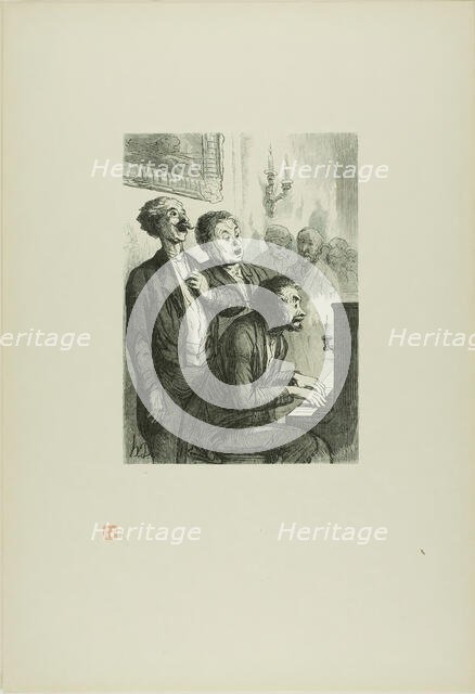 The Chamber Musicians, 1862, printed 1920. Creator: Charles Maurand.