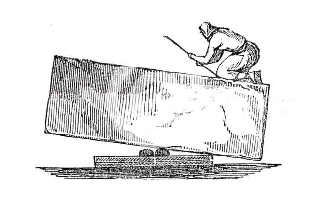 Building the Pyramids, 1844. Creator: Unknown.