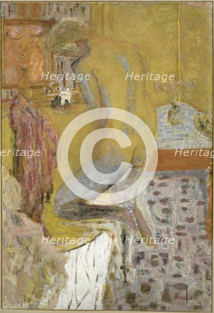 Nu de dos à la toilette (Nu jaune), 1934.