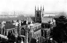 The Cathedrals of England: Rochester Cathedral, 1895. Creator: Francis Frith & Co.