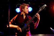 Kyle Eastwood (son of Clint Eastwood), Imperial Wharf Jazz Festival, London.  Artist: Brian O'Connor