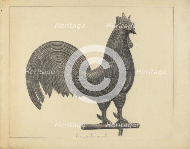 Weather Vane Finial, c. 1937. Creator: Filippo Porreca.