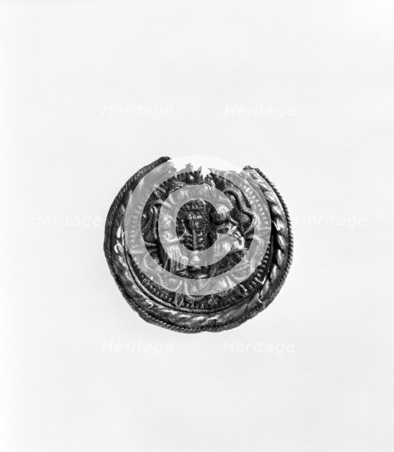 Medieval pilgrim badge. Artist: Unknown